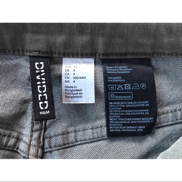 Army Green High Waisted Skinny Jeans - Picture 4 of 11